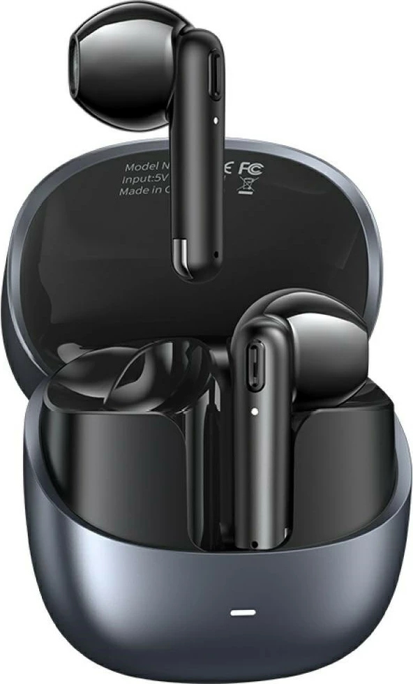 Slušalke TWS Bluetooth, USAMS Echo E03 USA001676, 13 mm gonilnik, Bluetooth 5.3, do 16 h s polnilno škatlico, USB-C, siv