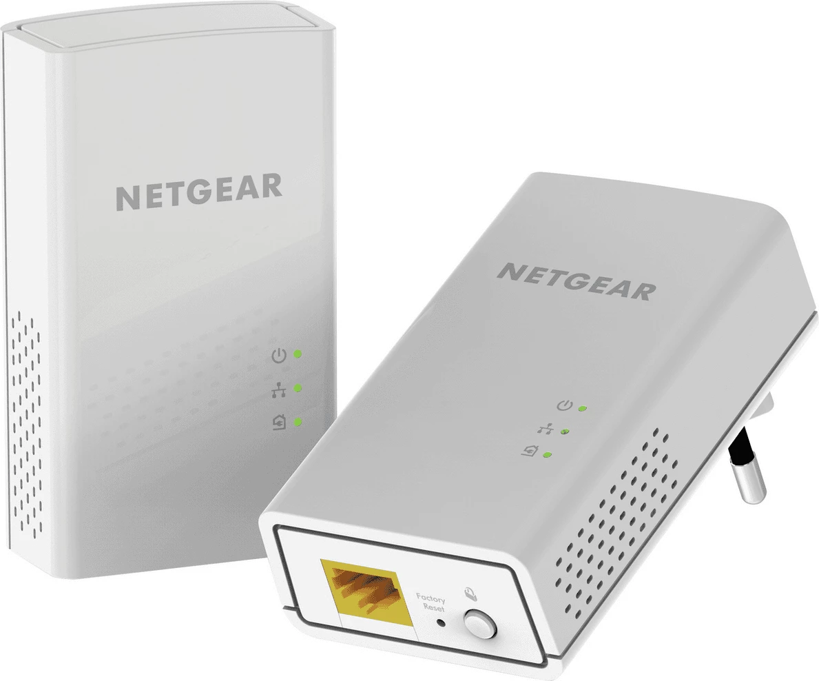 Powerline postaja z Wi‑Fi, Netgear PLW1000-100PES, do 1000 Mbps, bela, komplet
