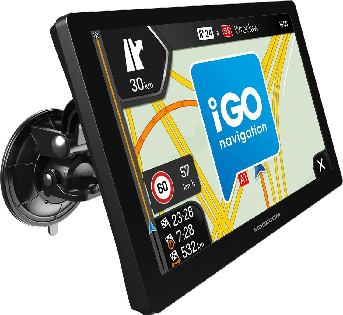 GPS navigacija 9", MODECOM FREEWAY CX 9.0, iGO Truck Europe z enoletno posodobitvijo, 8 GB, 256 MB RAM, microSD, USB‑C, Windows CE, baterija 2500 mAh