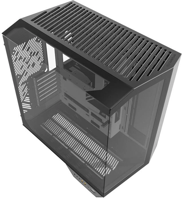 Big Tower ohišje z ojačenim steklom Darkflash DY470, črno