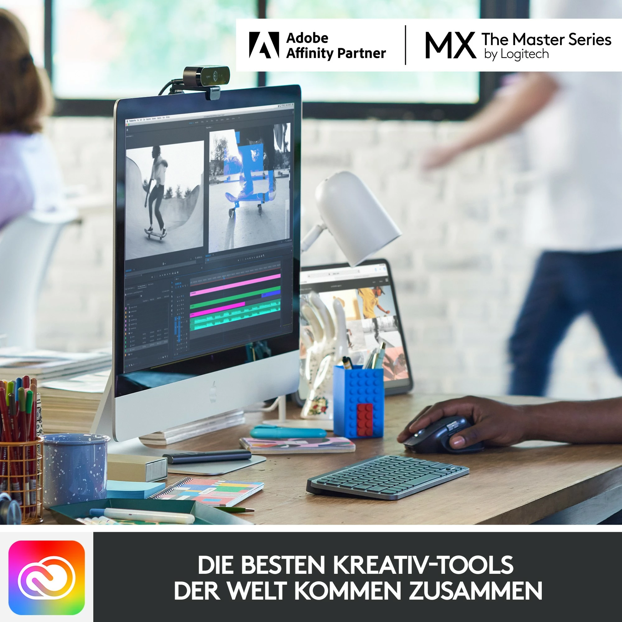 Kompaktna tipkovnica MX Keys Mini za Mac, Logitech, Mini, brezžična, Bluetooth, QWERTZ, LED, siva