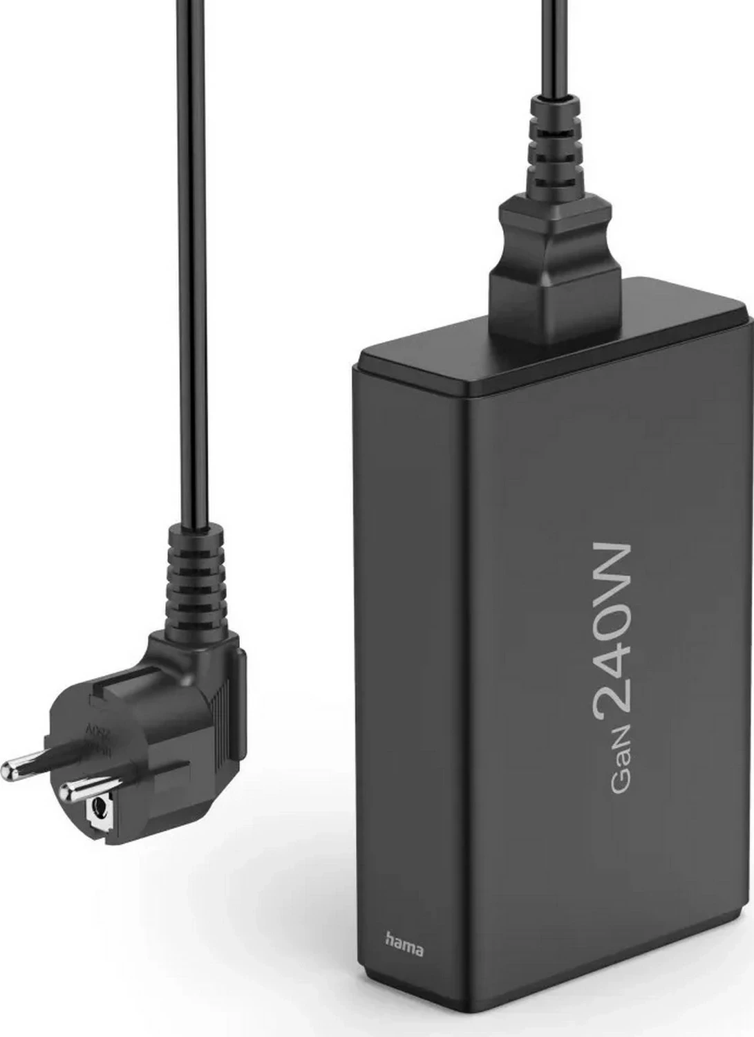 Stojalo za polnjenje, 240 W, 4× USB-C, 1× USB-A, Hama, črno