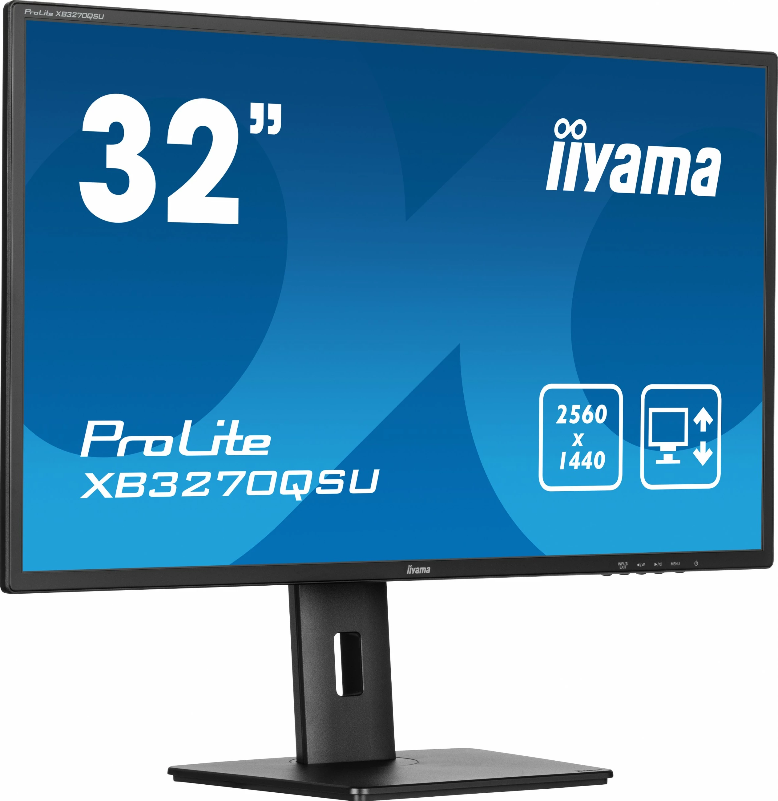 Monitor 32" Wide Quad HD (2560 x 1440) iiyama ProLite XB3270QSU-B1, LED, črn