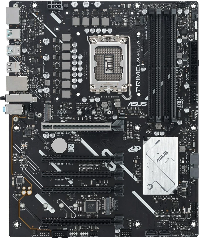 Plošča Prime B860-PLUS WIFI ASUS, ATX, Intel B860, Wi‑Fi 6E