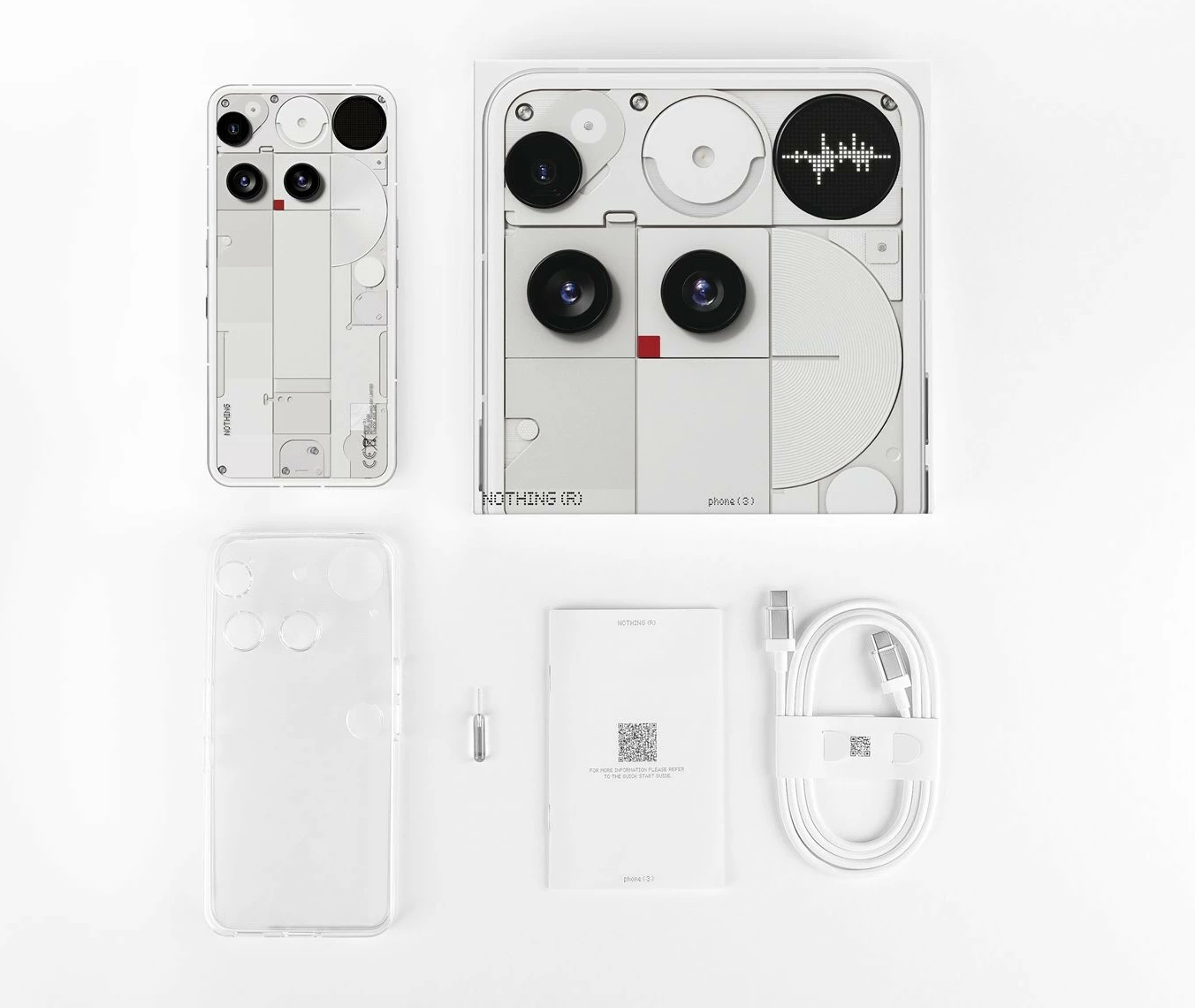 Pameten telefon Nothing Phone 3 5G, 12 GB RAM, 256 GB, bel