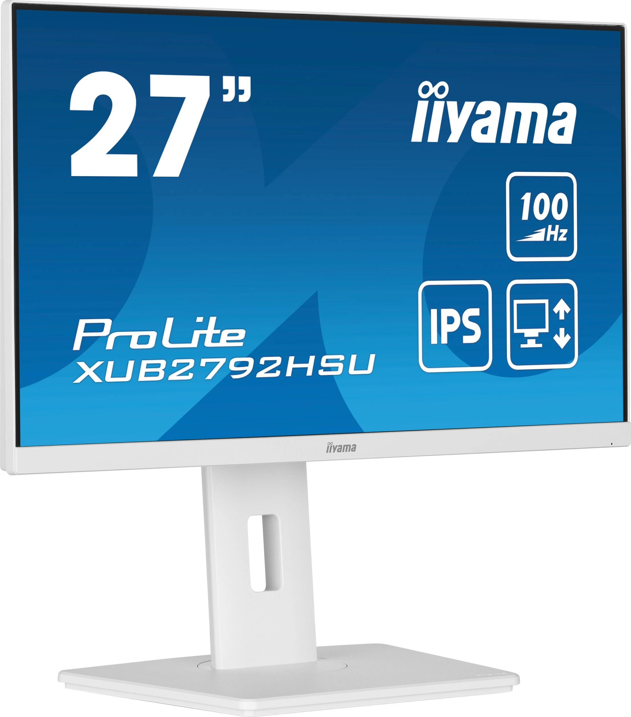 Monitor 27-palčni, Full HD, LED, 0,4 ms, bel, iiyama ProLite XUB2792HSU-W6