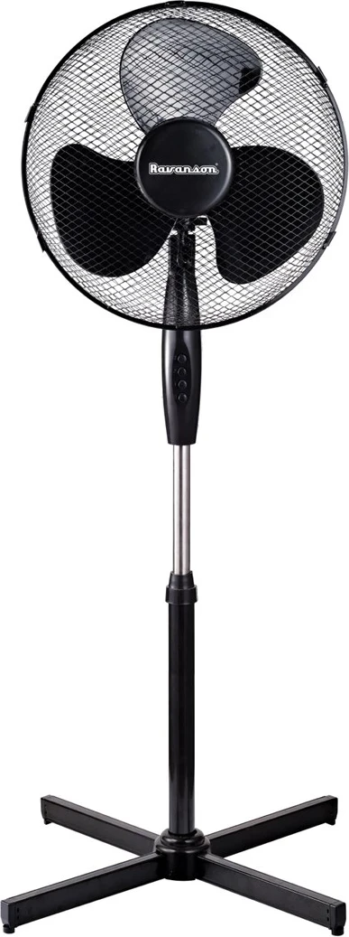 Ventilator, črn Ravanson WT-1040S