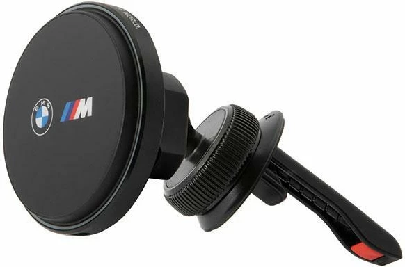 Magnetni nosilec z brezžičnim polnjenjem BMW BMCMM22MRK, za zračni ventil/armaturno ploščo/okno, črn M Edition
