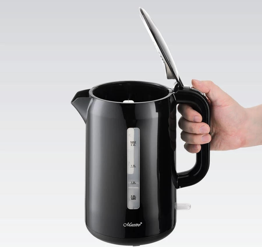 Električni kuhalnik vode Maestro MR-022, 2,2 L, 2200 W, črn