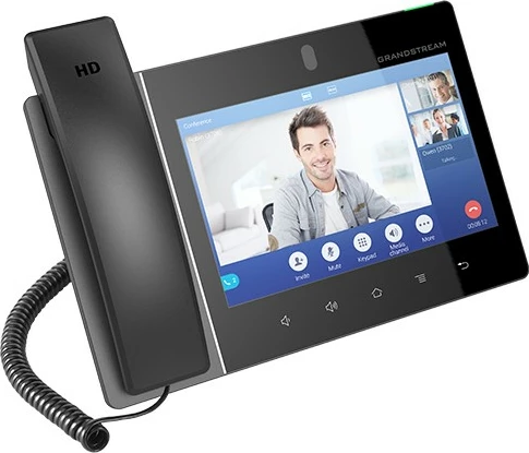 Video IP telefon, Grandstream GXV3480, Android, 8” zaslon, črn