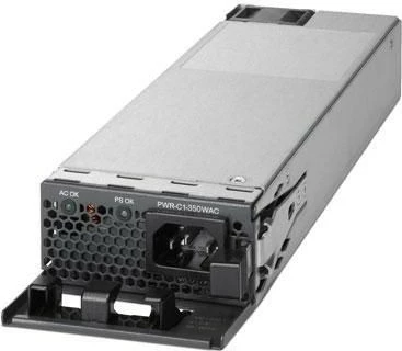 Furniznik napajanja 350W Cisco PWR-C1-350WAC-P, kovinski, črn