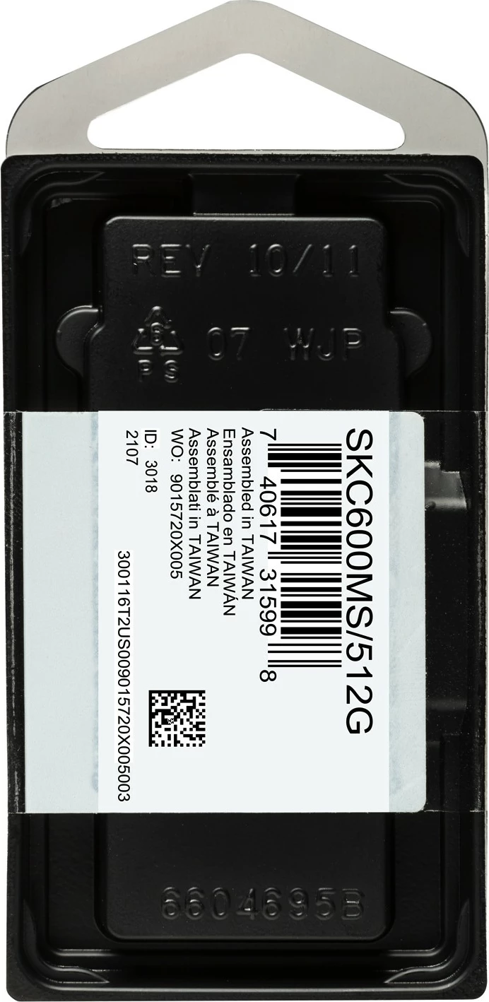 SSD 512 GB mSATA 1,8" Kingston KC600