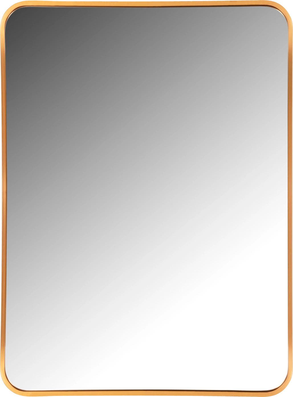 Stensko ogledalo FH9584.30 z zlato aluminijasto okvirjem 60x3x80Hcm
