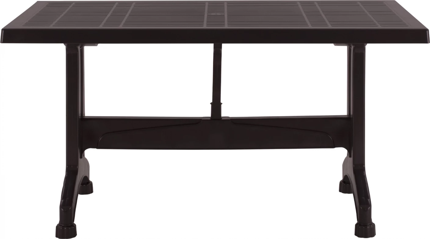 Polipropilenska miza Cornwall FH5738.03 rjava 140x80x73.5H cm
