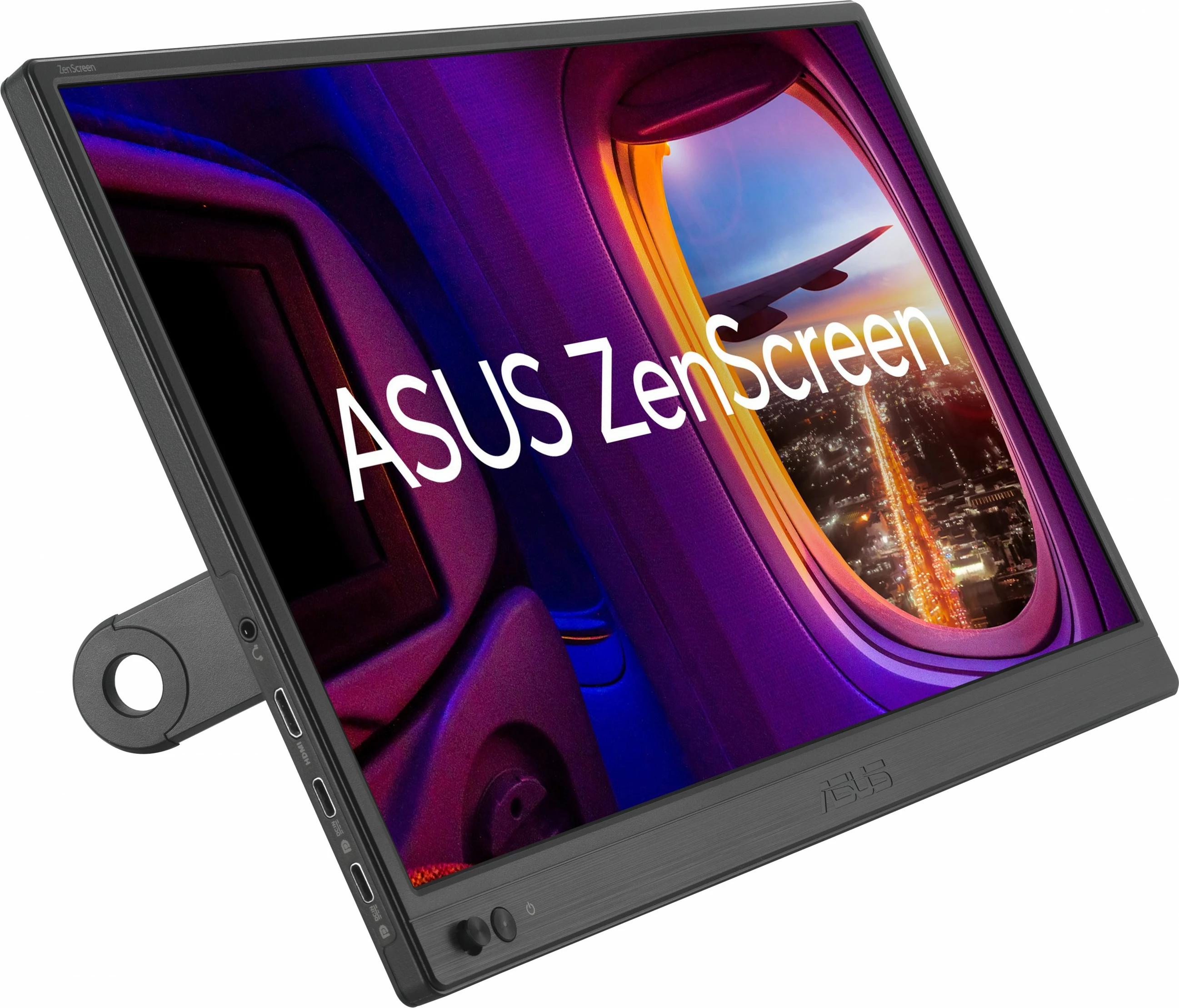 Prenosni monitor 15,6" Full HD ASUS ZenScreen MB169CK, LCD, črn