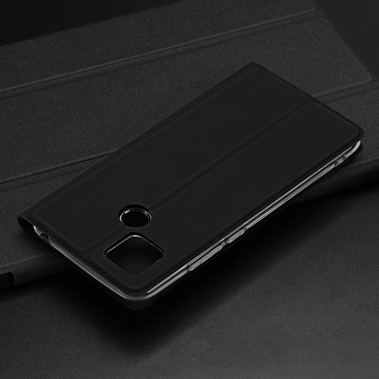 Ovitek za pametni telefon Dux Ducis Skin Pro za Oppo Reno 8, s preklopnim pokrovom, z žepom za kartico, s funkcijo stojala, moder