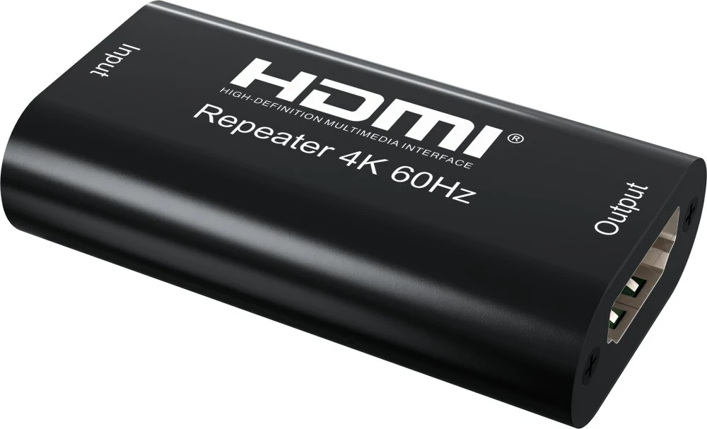 HDMI podaljševalnik TECHly 2.0 4K UHD 3D, do 40 m, črn