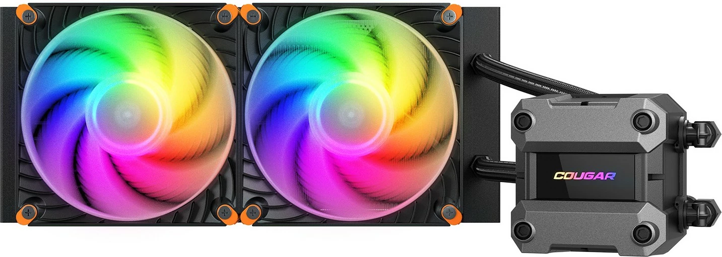 Vodna hladilna enota za CPU Cougar Poseidon Ultra 240, ARGB, črna