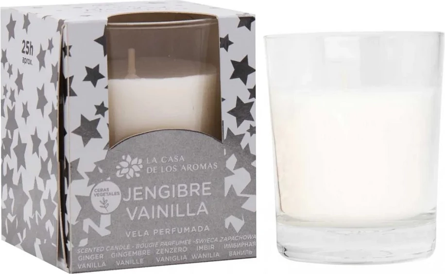 Dišeča sveča Ingver-vanilija La Casa de los Aromas, 120 g