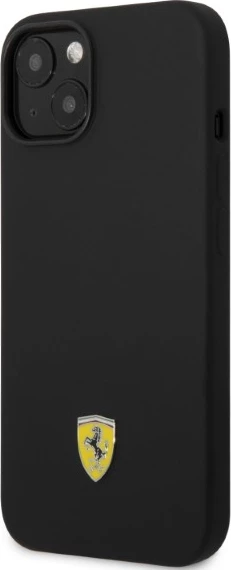 Ovitek za telefon za iPhone 14 Plus 6,7" Ferrari FEHMSIP14MBK, silikon, MagSafe, črn