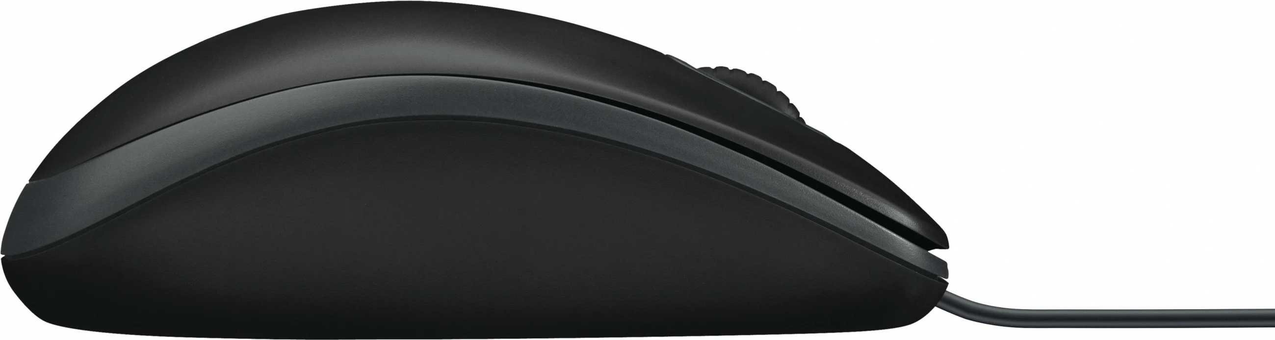Optični miš Logitech B100, USB Type-A, 800 DPI, črn