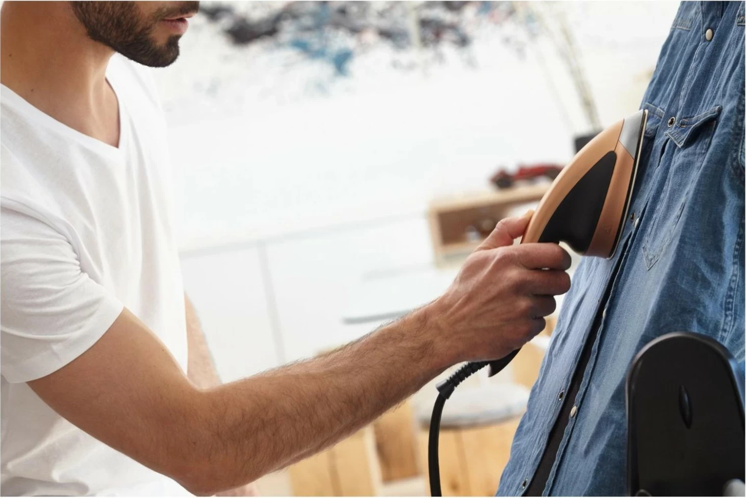 Parni likalnik Tefal QT 2020 IXEO Power, črn