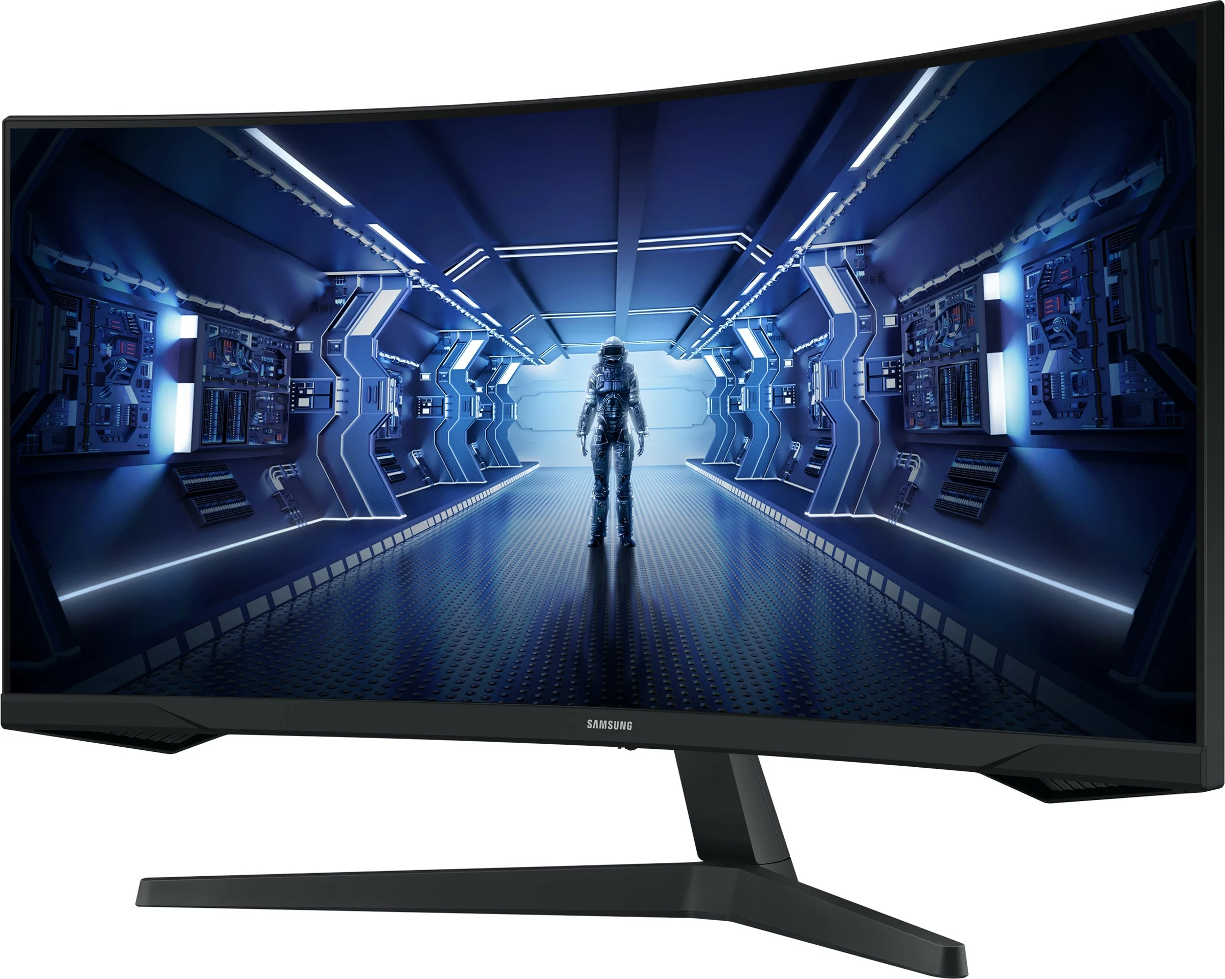 UltraWide Quad HD 34" monitor, Samsung G55T, LED, 1 ms, črn
