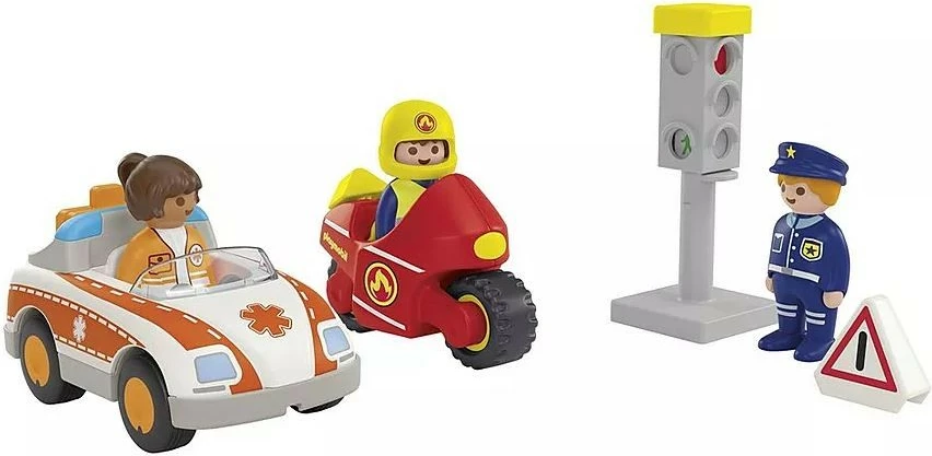 Set figuric Everyday Heroes, Playmobil Junior 71692, 8 kosov
