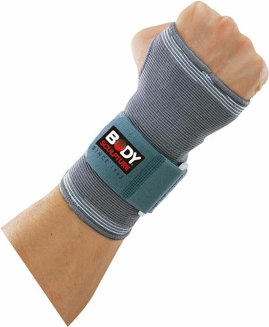 Manseta za zapestje Body Sculpture BNS 002, sive/srebrne, za moške in ženske