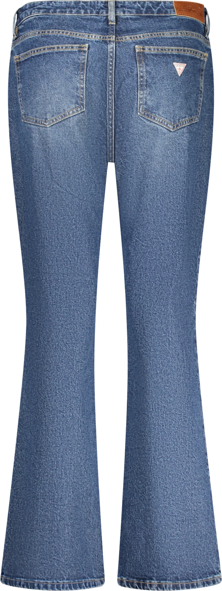 Jeansi bootcut ženske GUESS JEANS, modri