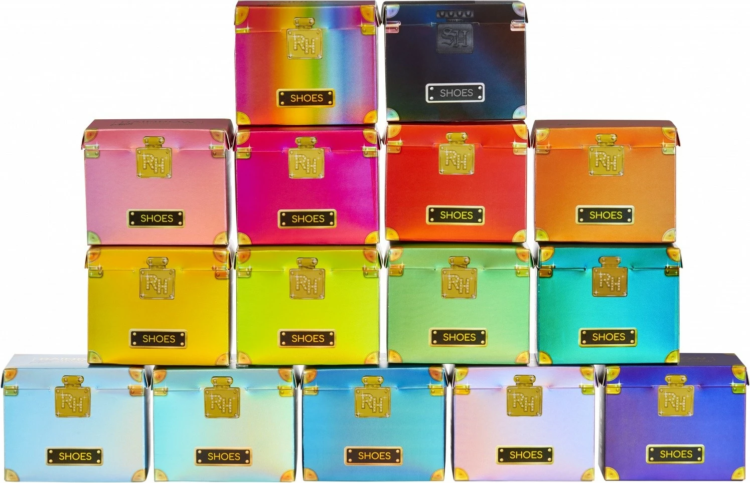 Set čevljev za punčke, Rainbow High MGA, 27 kosov, večbarvno