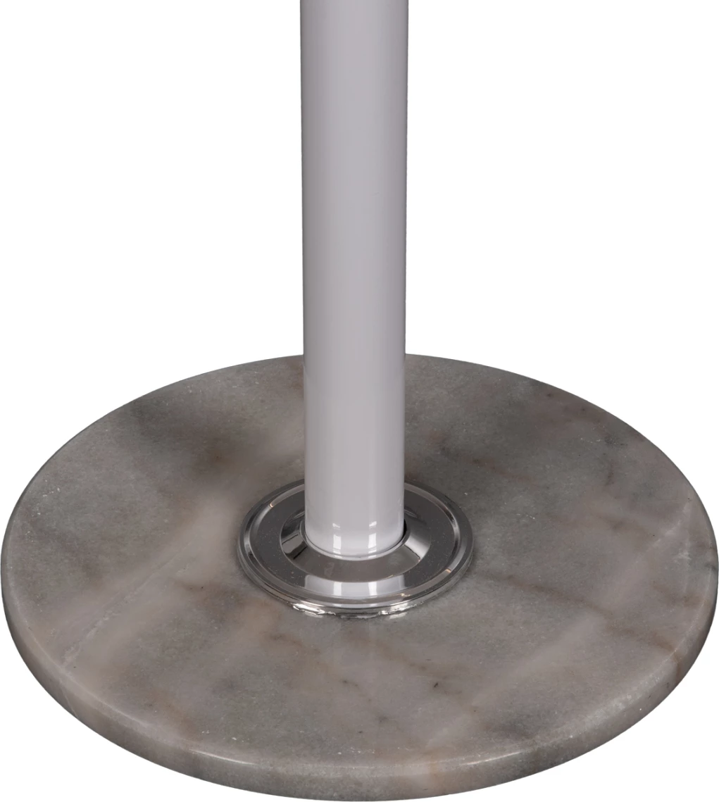 Talni obešalnik FH9573.02 kovinski 13 obešalnih mest-bela Φ37x180Hcm