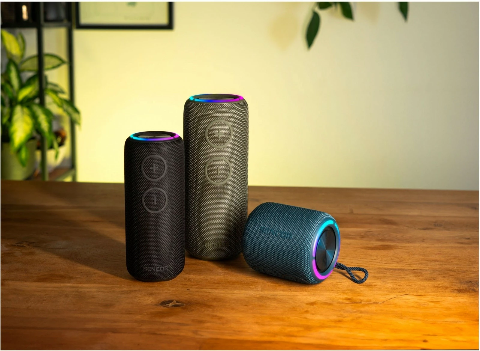 Zvočnik Bluetooth Sencor SIRIUS 2, 20 W, LED, TWS, črn