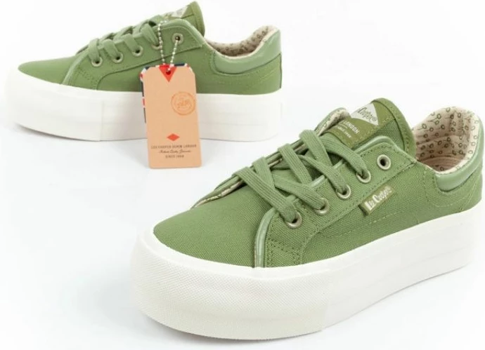 Ženski čevlji Lee Cooper, zeleni