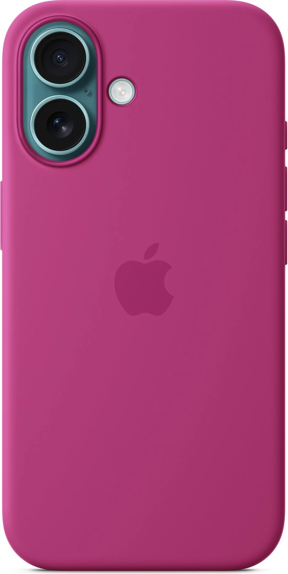 Silikonska zaščita za Apple iPhone 16 z MagSafe, Fuchsia
