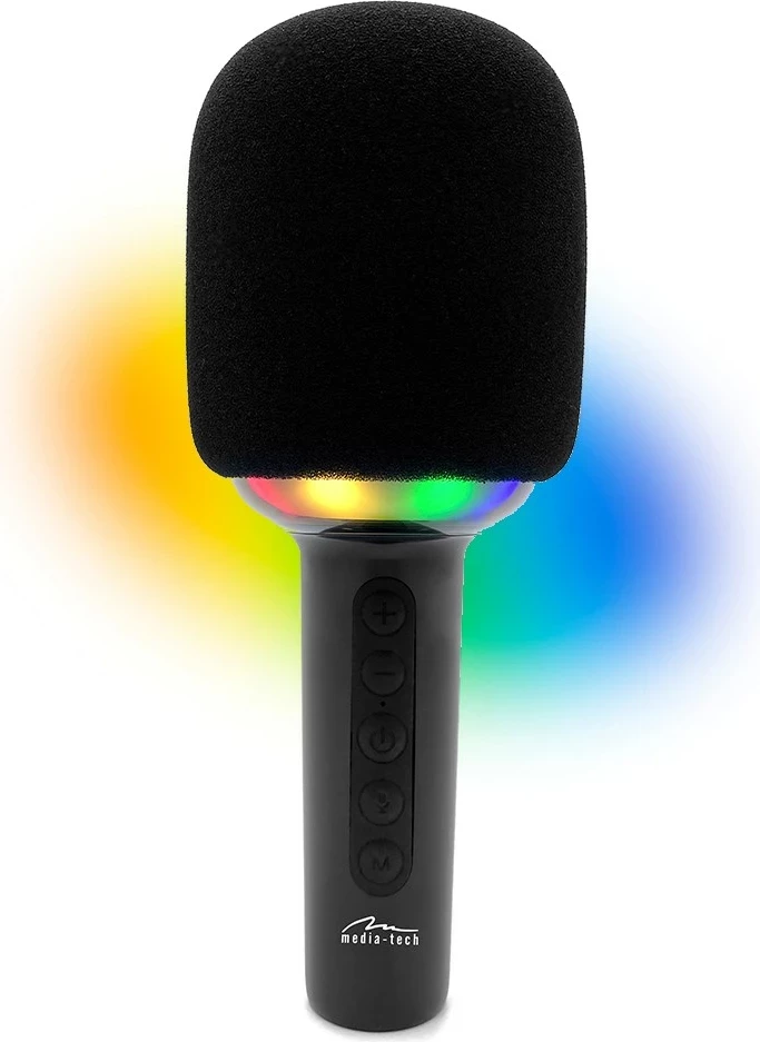 Karaoke mikrofon Media Tech MT399 z Bluetooth, črn