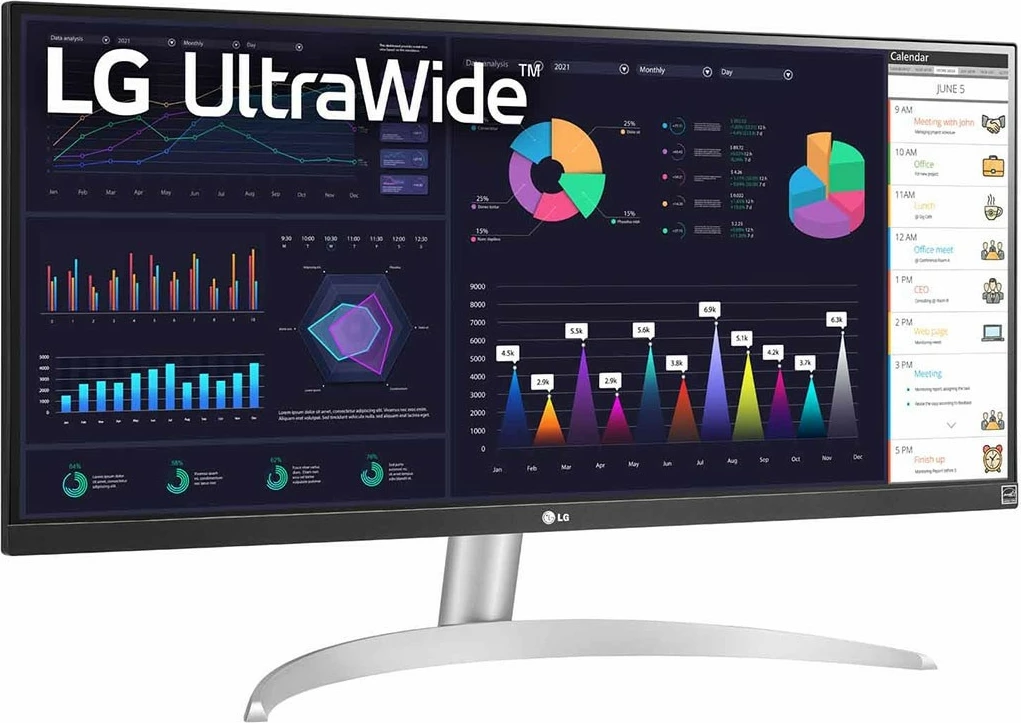 UltraWide monitor 29 inč 29WQ600-W, LG, Full HD, bel