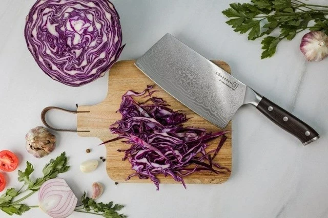 Kuhinjski satar Elegance KOHERSEN, 16,5 cm, ebenovina, damask jeklo