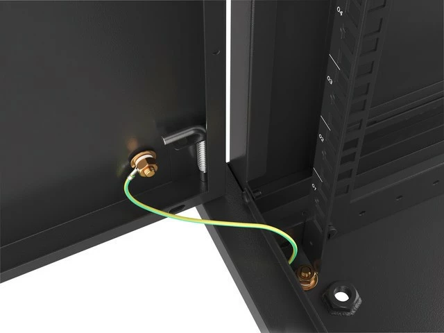 Omara za omrežje Lanberg WF01-6609-00S, 9U, 600x600 mm, siva