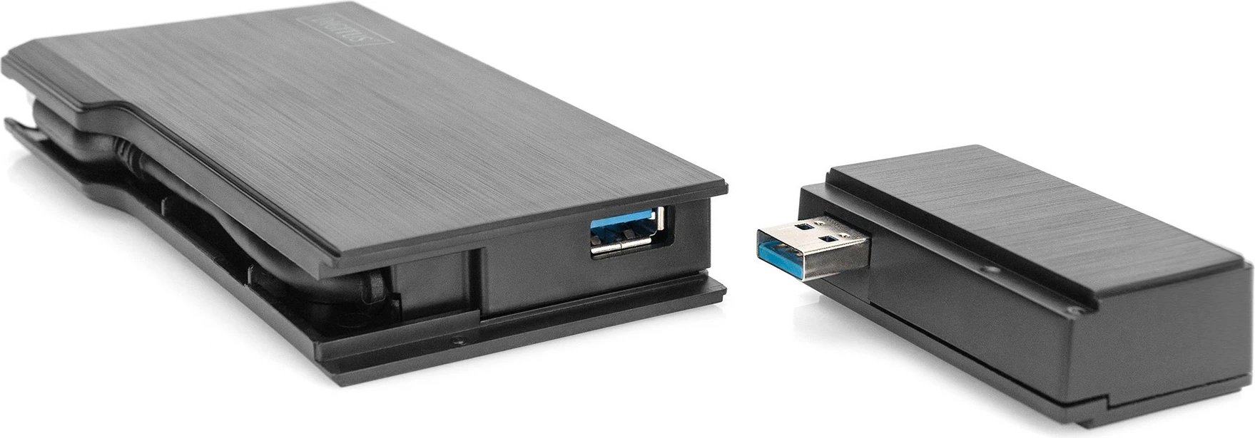 Prenosna postaja za priklop z VGA in HDMI, Digitus, siva