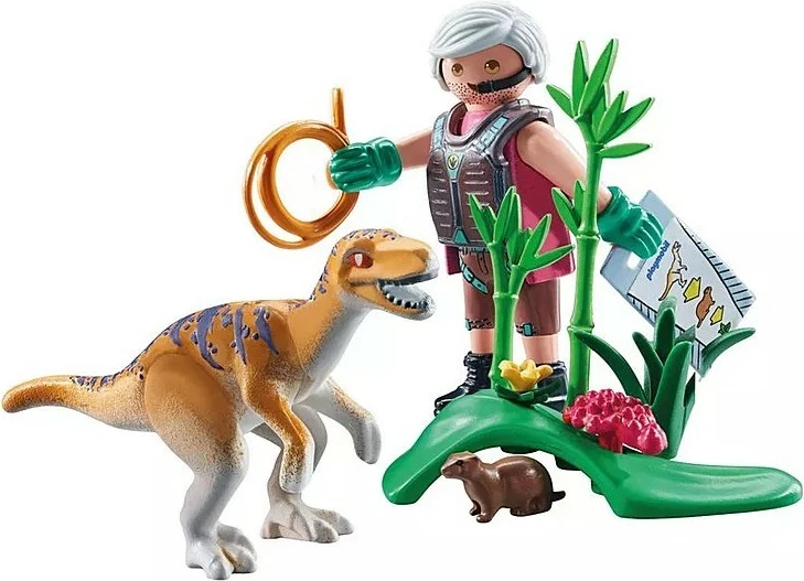 Set dinozavrov Playmobil Dinos 71823 Velociraptor, 18 delov