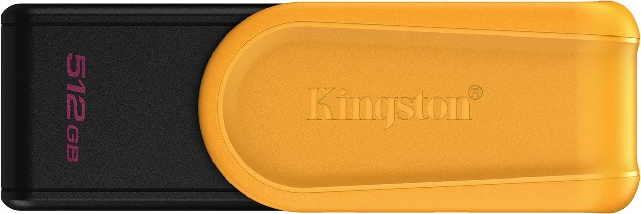 Prenosna USB-pomnilnik 512 GB, Kingston DataTraveler Exodia S, USB 3.2, črno/rumena