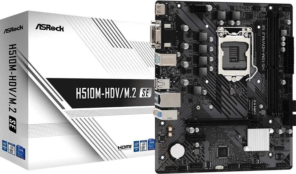Plošča za matično ploščo Asrock H510M-HDV/M.2 SE