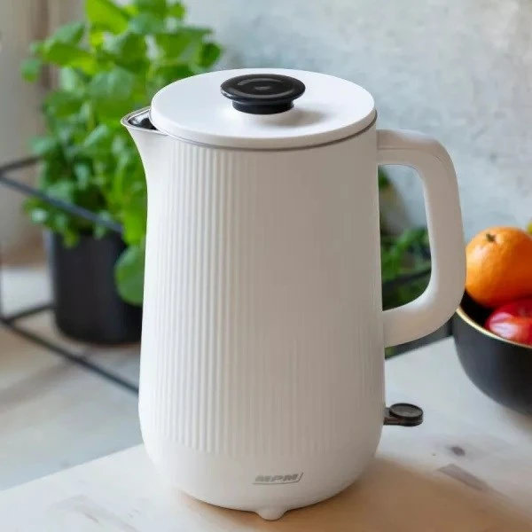 Električni ibrik, 1,5 L, 1800 W, bel — MPM MCZ-115