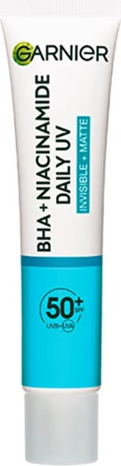 Fluid za obraz z BHA in niacinamidom, Garnier PureActive, SPF50+ 40 ml