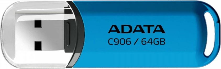 USB ključek 64GB, Adata C906, USB 2.0, moder