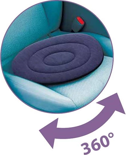 Roterajoči blazina za vstop/izstop iz avtomobila SUNDO, modra