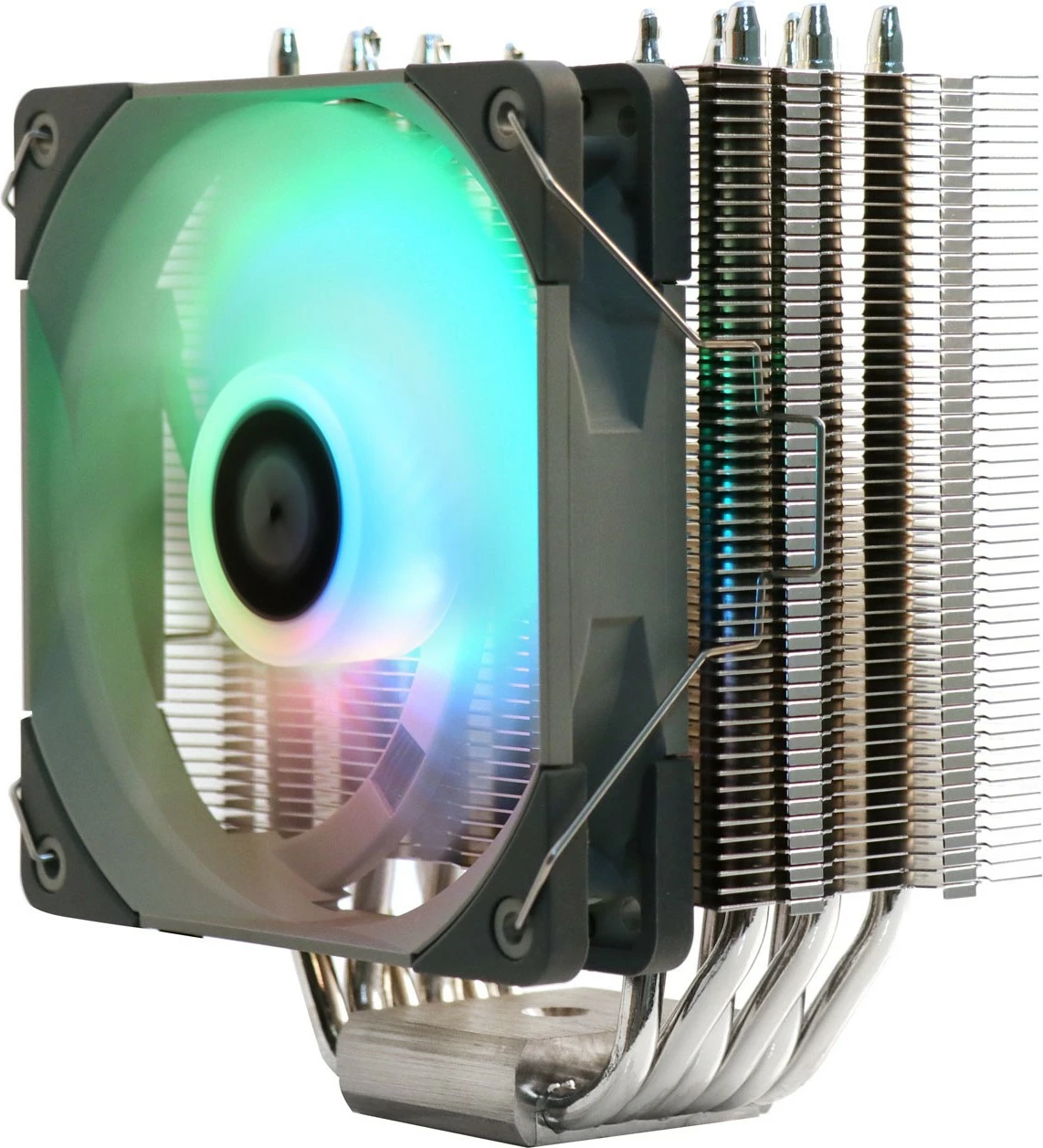 Zračni hladilnik za procesor Thermalright Venomous Plus, 1500 RPM, ARGB, krom/siv