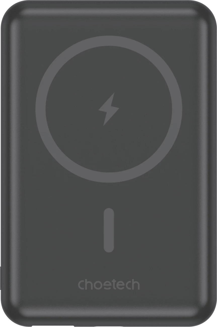 Powerbank 5000mAh MagSafe Choetech B662, USB-C/USB-A, črn