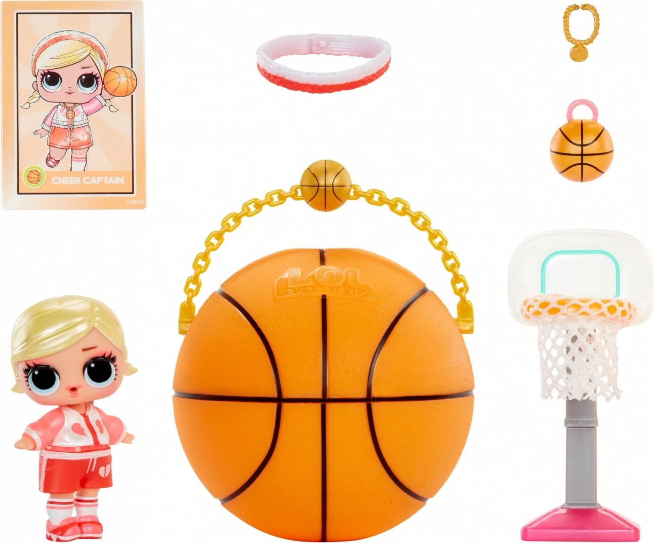 Presenečevalna športna igrača All Star Sports Vault, L.O.L. Surprise, MGA, 1 kos, plastika